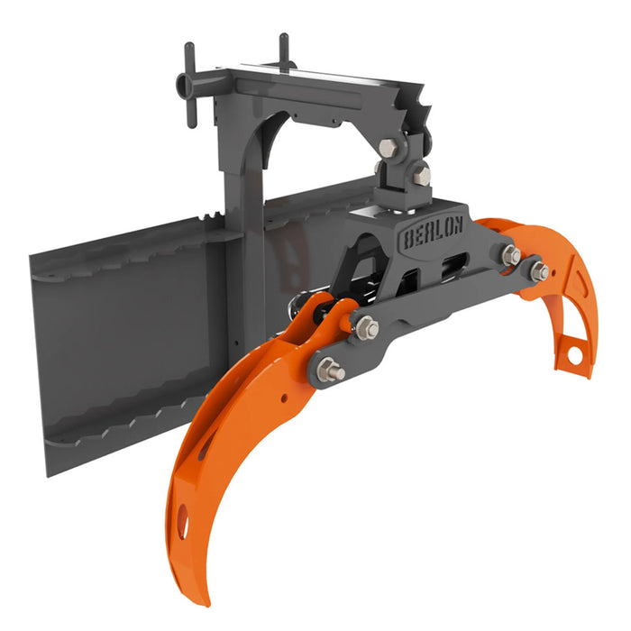 Berlon | Full Size Forestry Claw | Skid Steer & Tractor Grapple