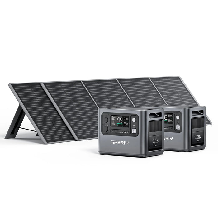 Aferiy | AF-P210 Portable Power Station | 2400W/4800W | LiFePO4 Battery 2048Wh