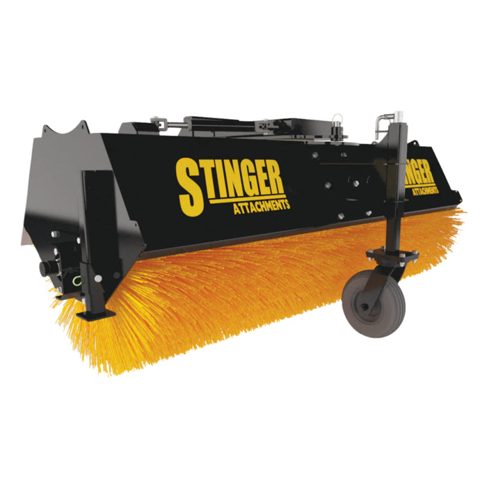 Stinger Attachments | Angle Broom | Street Sweeper | Skid Steer Attachment
