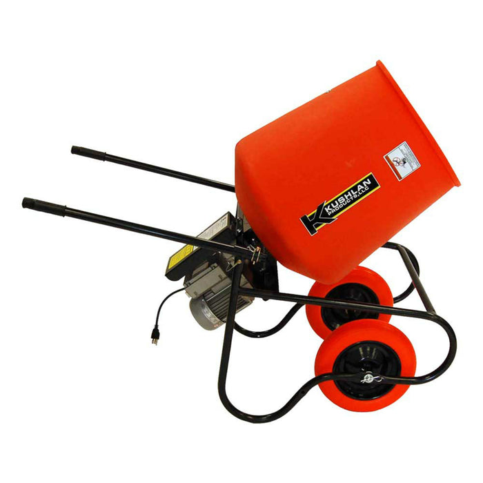 Kushlan | Electric Direct Drive Cement Mixer | 3.5-Cubic ft. Drum | 3/4 HP
