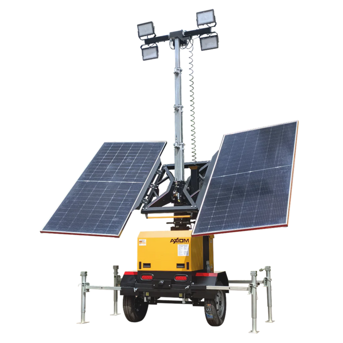 Axiom | Solar LED Light Tower | Metrolite SLT-490 Solar LED Mobile Light Tower