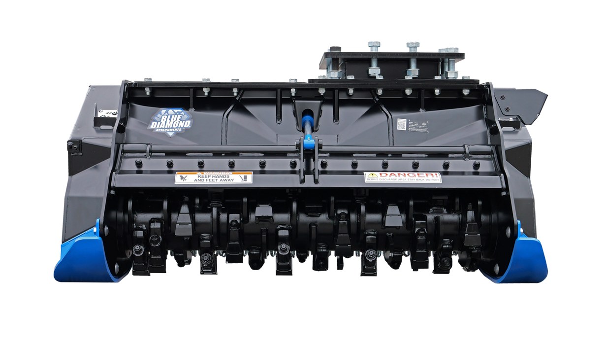 Blue Diamond | Excavator Drum Mulcher-SDX | Drum Mulcher for Excavator Attachments