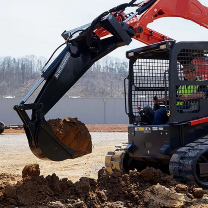 Blue Diamond | Mini Backhoe Attachment | Mini Skid Steer Attachment