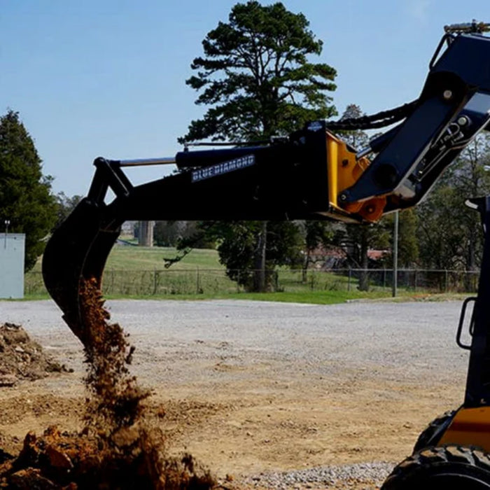 Blue Diamond | Mini Backhoe Attachment | Mini Skid Steer Attachment
