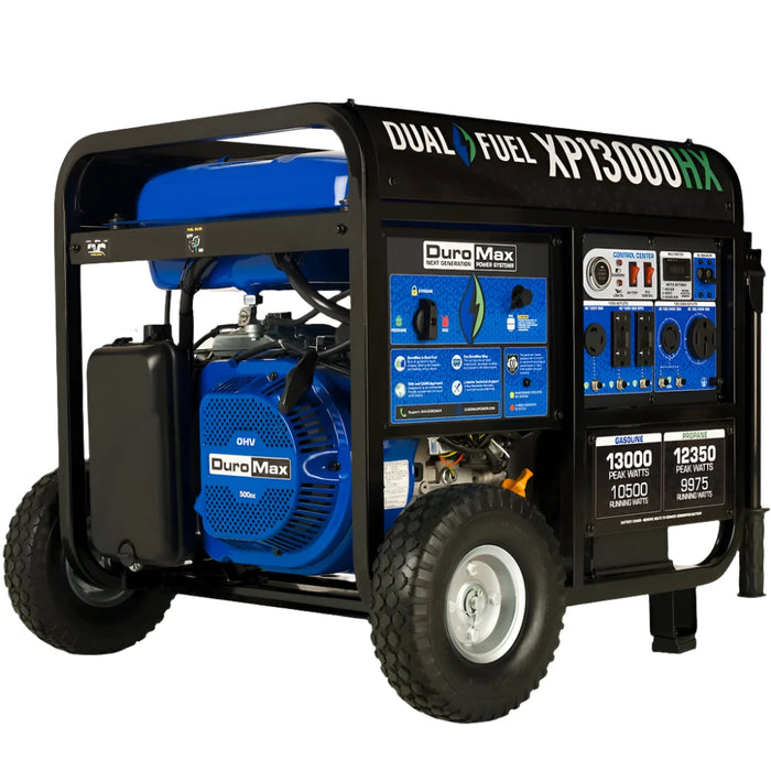 DuroMax | XP13000HX Dual Fuel Portable Generator | 13000 Watts