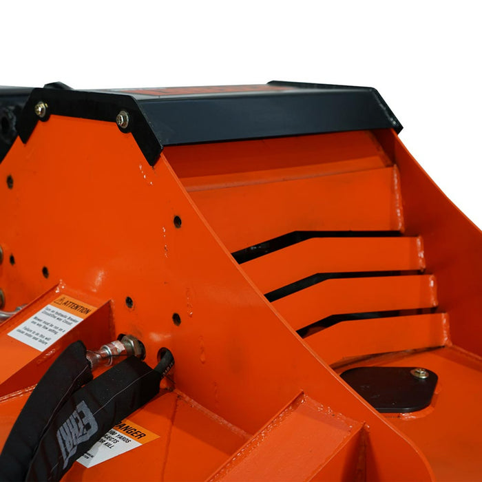 Eterra | Cyclone 48" Excavator Attachment Rotary Clearing Mower | Brush Cutter for Excavator