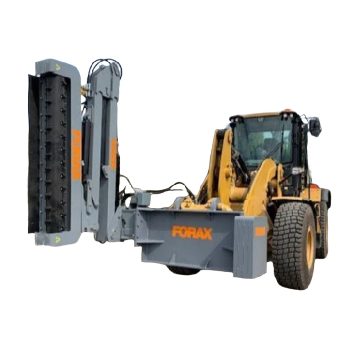 Forax | 22ft Boom Mulcher-Cutter | Cutting Width 72 Inches | Front Loader Attachment