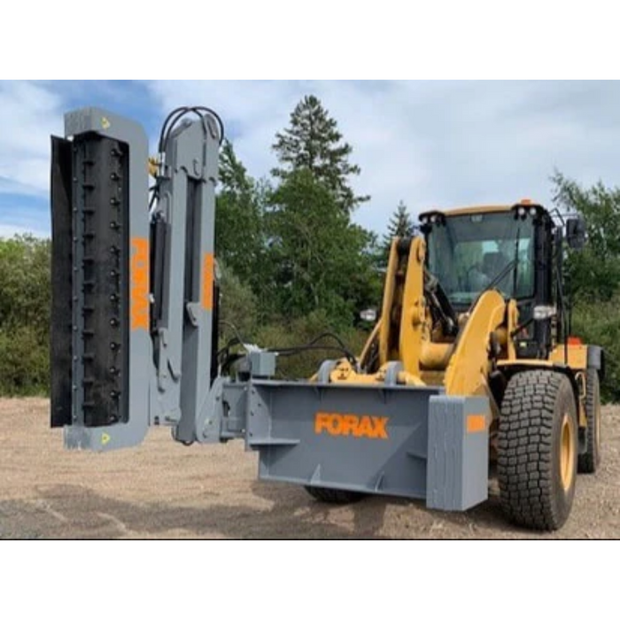 Forax | 22ft Boom Mulcher-Cutter | Cutting Width 72 Inches | Front Loader Attachment