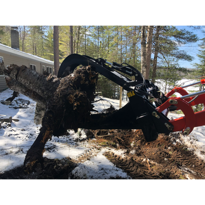 Stinger Attachments | Stump Grapple Bucket | Skid Steer Attachments