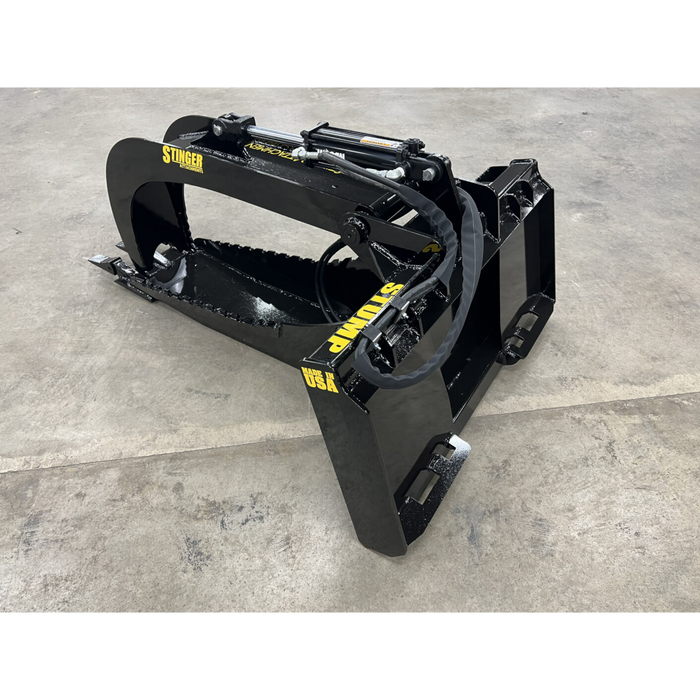 Stinger Attachments | Stump Grapple Bucket | Skid Steer Attachments