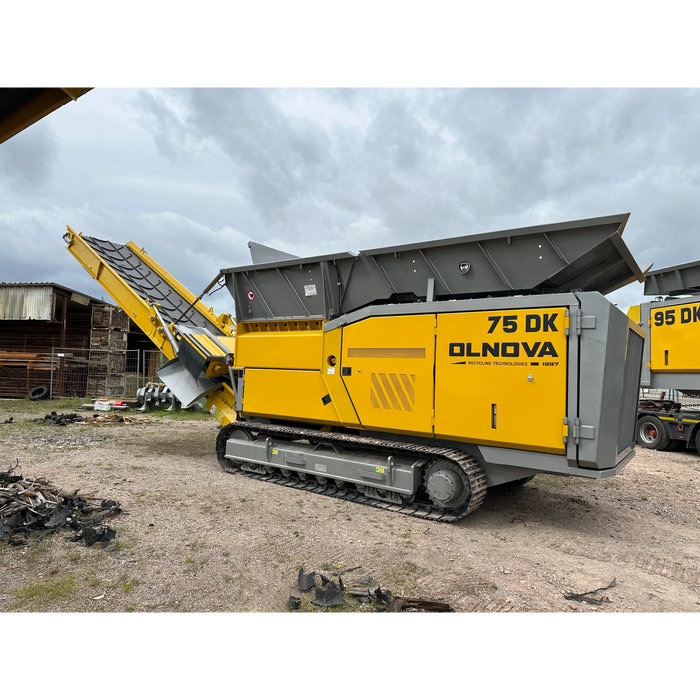 Olnova | Model 75 Primary Shredder | Tracked Diesel, High-Capacity Waste & Recycling Machine