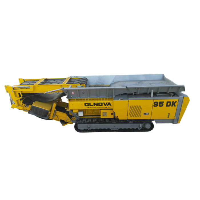 Yellow and gray machine with 'OLNOVA' branding on a white background