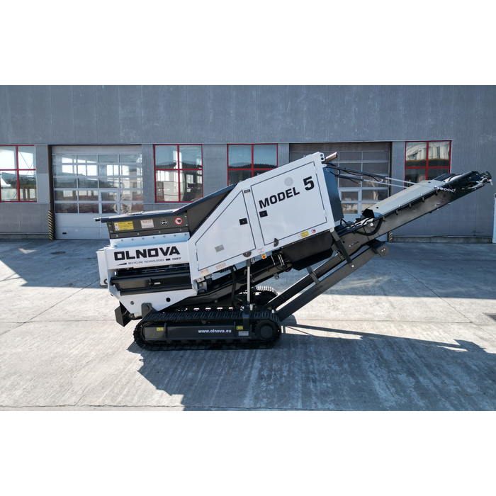 Olnova | Model 5 Primary Shredder | Tracked Diesel, High-Capacity Waste & Recycling Machine
