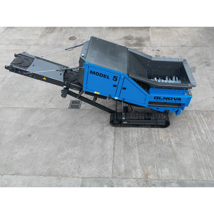 Olnova | Model 5 Primary Shredder | Tracked Diesel, High-Capacity Waste & Recycling Machine