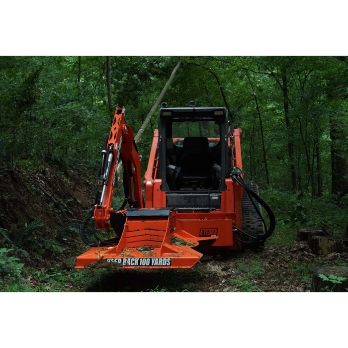 Eterra | Raptor Boom Arm Mower Attachment | Skid Steer Swing Arm Brush Cutter
