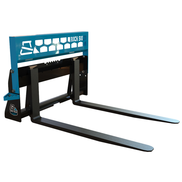Rock Solid | Class II Standard Duty Pallet Forks 4,000 lb. Rating | Skid Steer Pallet forks