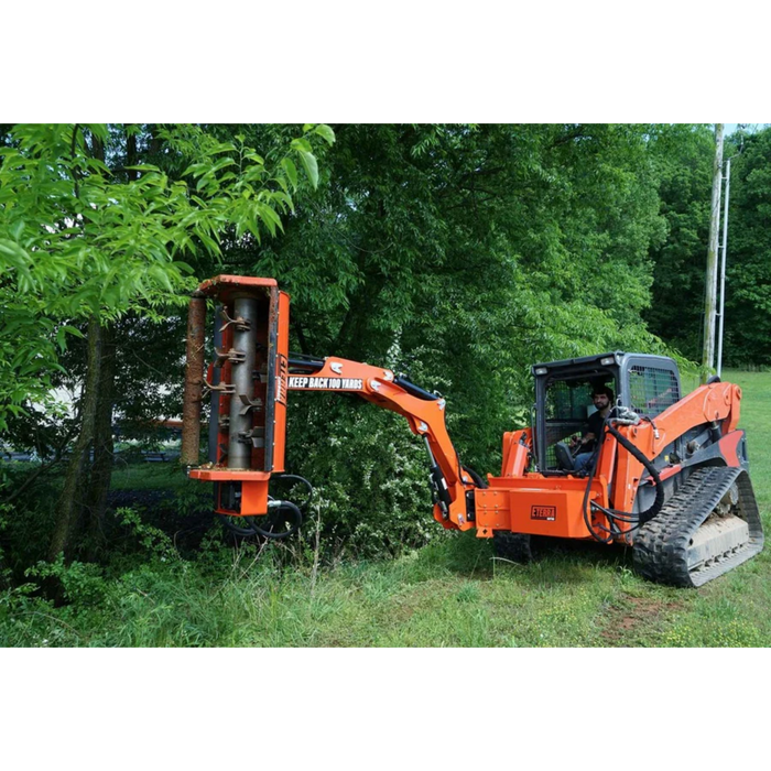 Eterra | Raptor Boom Arm Mower Attachment | Skid Steer Swing Arm Brush Cutter