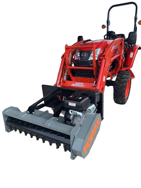 Forax | Small-Medium Tractor Mulcher Attachment | GP40 Gas Powered Mulcher Attachment