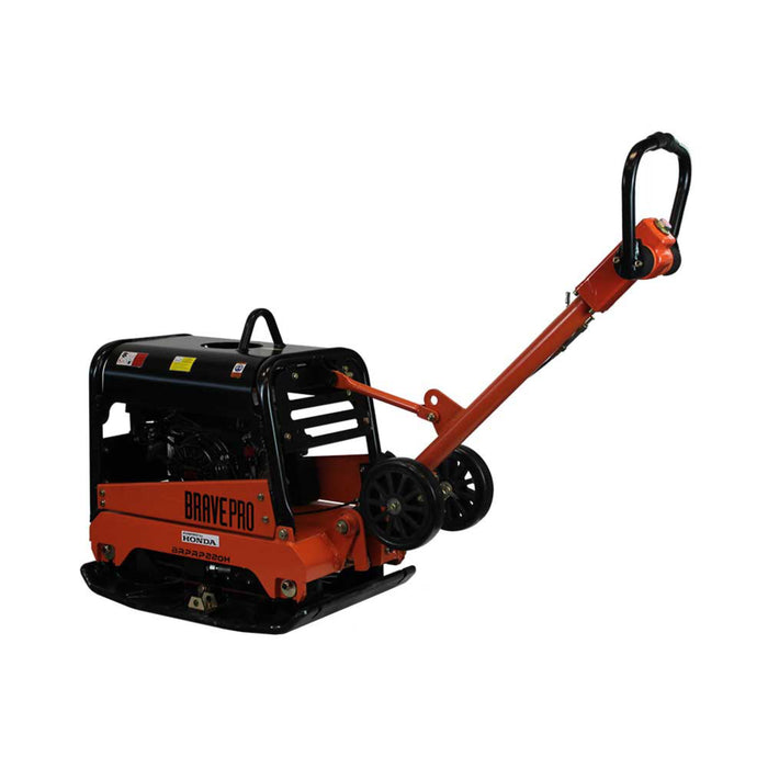 Compactor Wheel Kits Brave | Reversible Plate Compactor | 20 In. | Wheel Kit | Honda GX200 ...