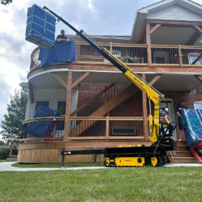 Movex | Stair Climbing Crane (TT-270) | 30-In Wide | Up to 2,090-Lb. Lifting Capacity