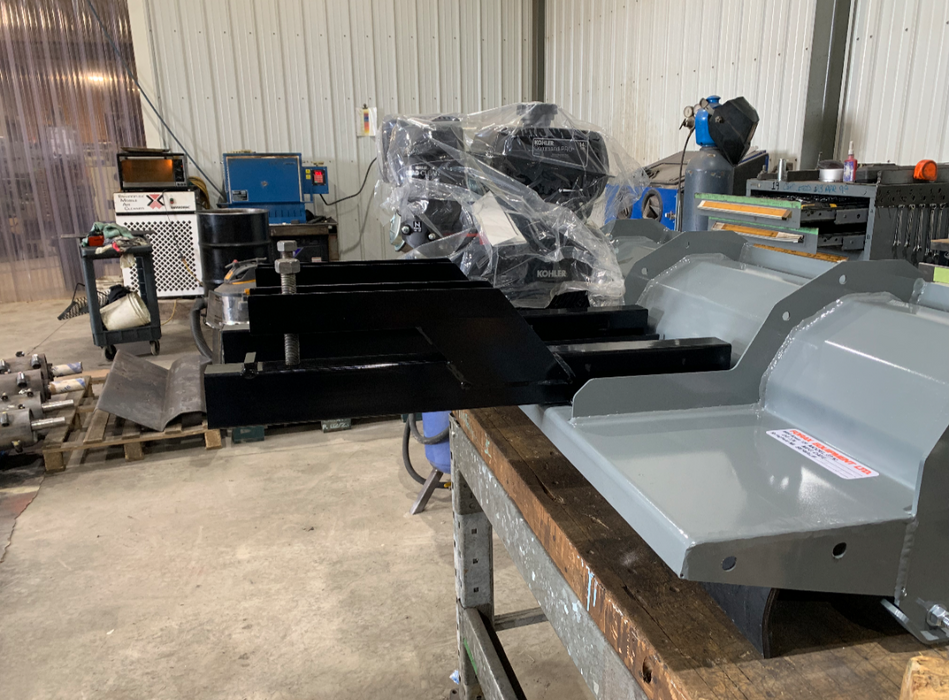 Forax | Small-Medium Tractor Mulcher Attachment | GP40 Gas Powered Mulcher Attachment