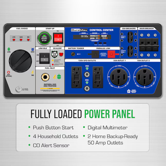 DuroMax | 16000iH Portable Inverter Generator | 16000 Watts