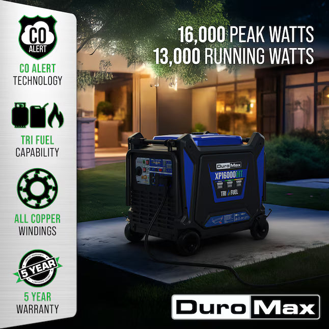 DuroMax | 16000iH Portable Inverter Generator | 16000 Watts