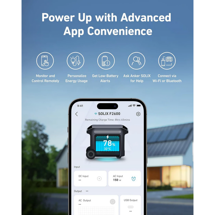 Anker SOLIX | F2600 Portable Power Station | 2560Wh 2400W