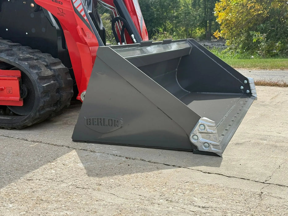 Berlon | Heavy Duty Grading Bucket | Skid Steer Attachment