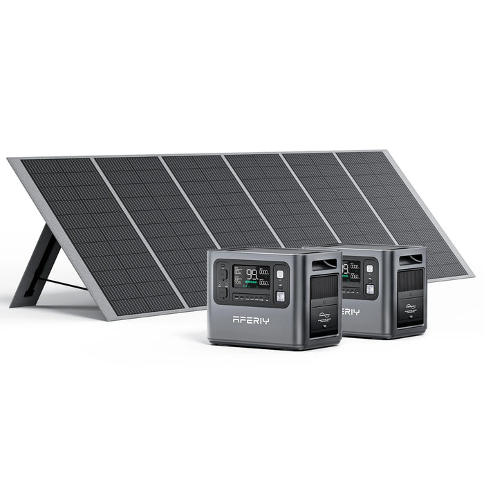 Aferiy | AF-P210 Portable Power Station | 2400W/4800W | LiFePO4 Battery 2048Wh