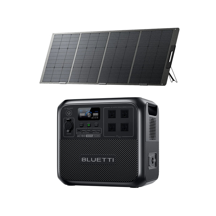 Bluetti | 1800W | 1152Wh LiFePO4 Solar Power Station | AC180 Solar Generator