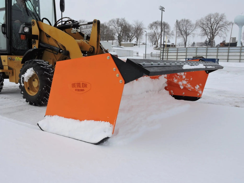 Berlon | Low Profile Snow Pusher | Skid Steer & Tractor Snow Pusher