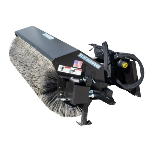 CTD-Blue-Diamond-Skid-Steer-Attachments-Skid-Steer-Broom-Heavy-Duty-Angle-Series-2