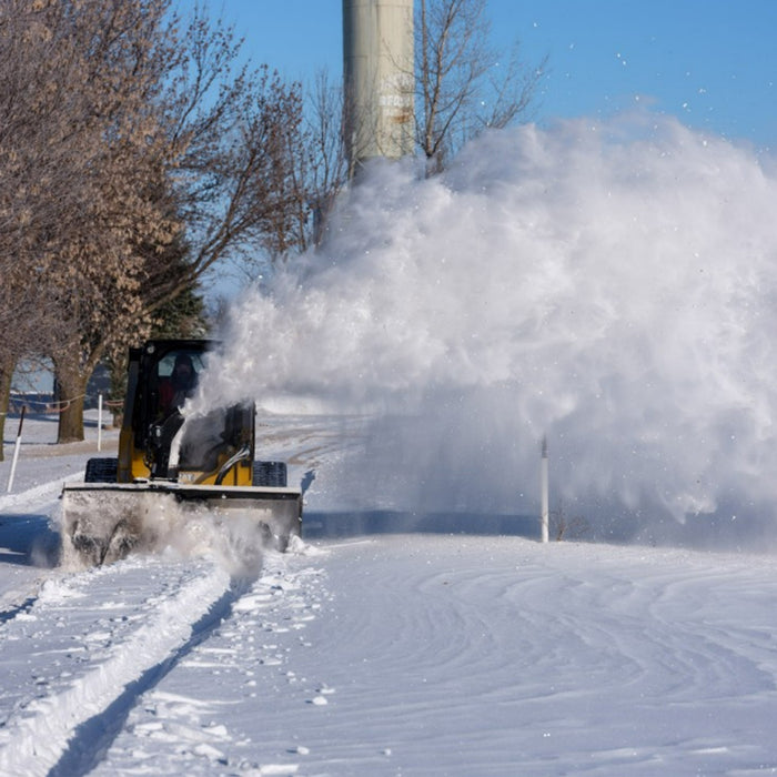 Blue Diamond | Mini Skid Steer Snow Blower | Mini Skid Steer Attachment