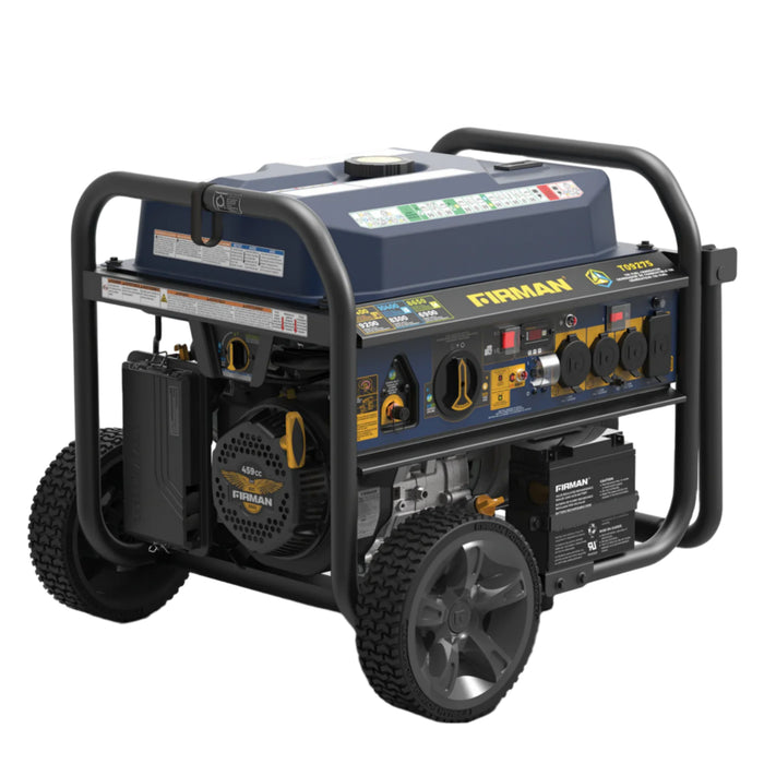 Firman |Tri Fuel Portable Generator | 11400W Electric Start 120V/240V with CO Alert