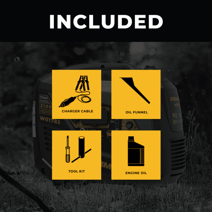 Firman | Inverter Portable Generator | 2100W Recoil Start