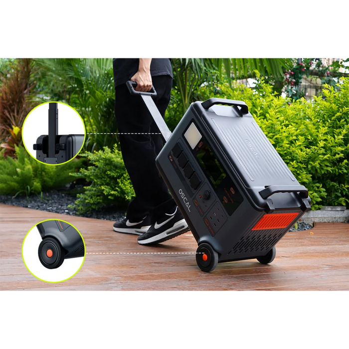 Oscal | PowerMax 6000 Portable Power Station | 6000W 120/240V Dual Voltage