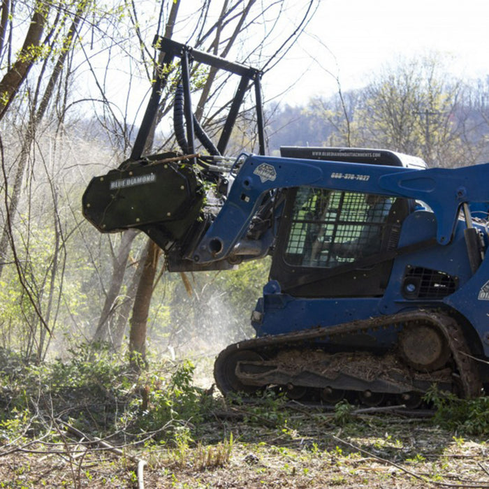 Blue Diamond | Drum Mulcher | Skid Steer Attachment