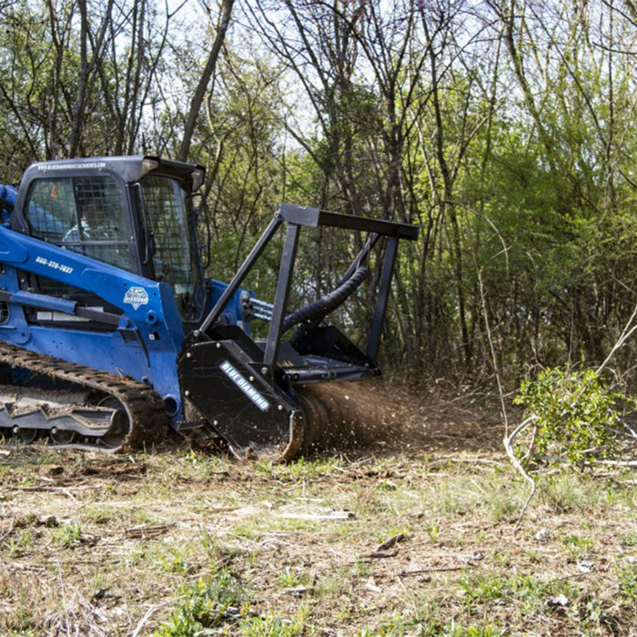 Blue Diamond | Drum Mulcher | Skid Steer Attachment