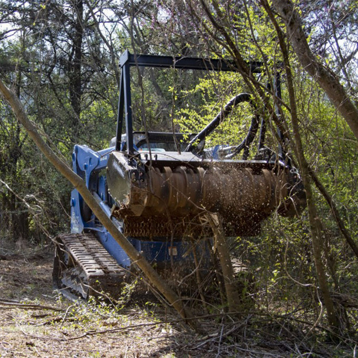 Blue Diamond | Drum Mulcher | Skid Steer Attachment