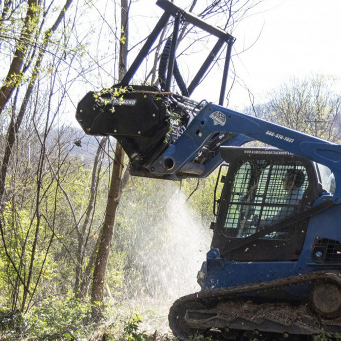 Blue Diamond | Drum Mulcher | Skid Steer Attachment