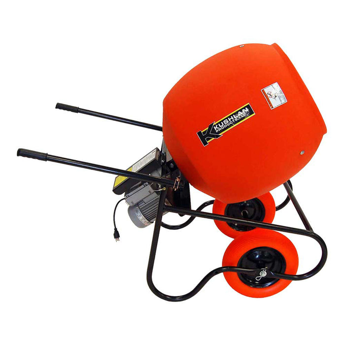 Kushlan | Electric Direct Drive Cement Mixer | 6-Cubic ft. Drum | 3/4 HP