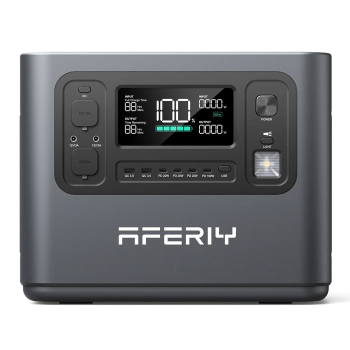 Aferiy | P110-D Portable Power Station | 1200W 960Wh