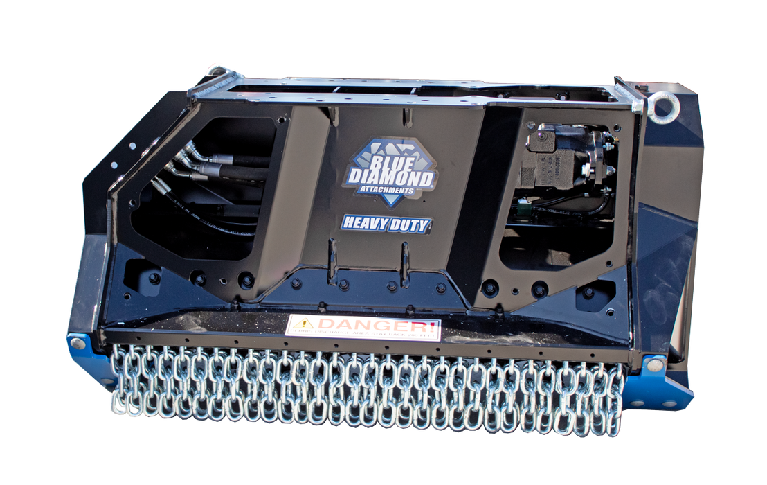 Blue Diamond | Excavator Drum Mulcher-Heavy Duty | Excavator Attachments