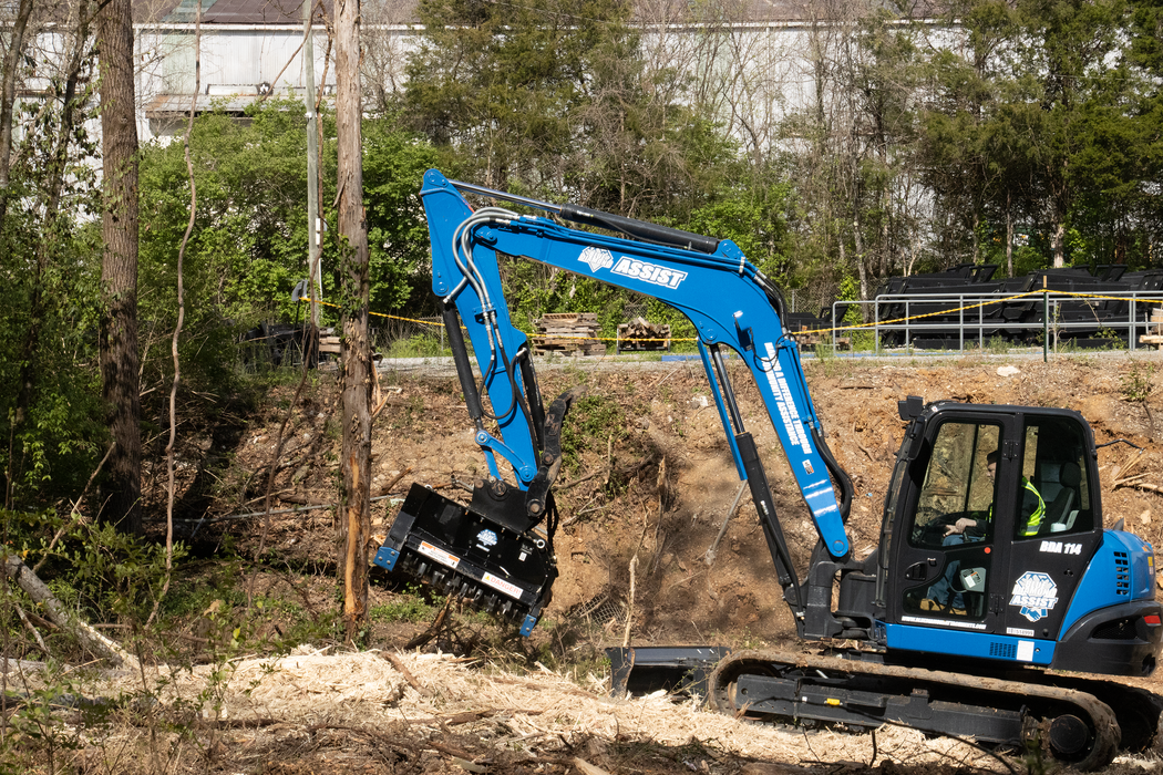 Blue Diamond | Excavator Drum Mulcher-Heavy Duty | Excavator Attachments