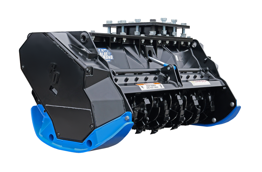 Blue Diamond | Excavator Drum Mulcher-SDX | Drum Mulcher for Excavator Attachments