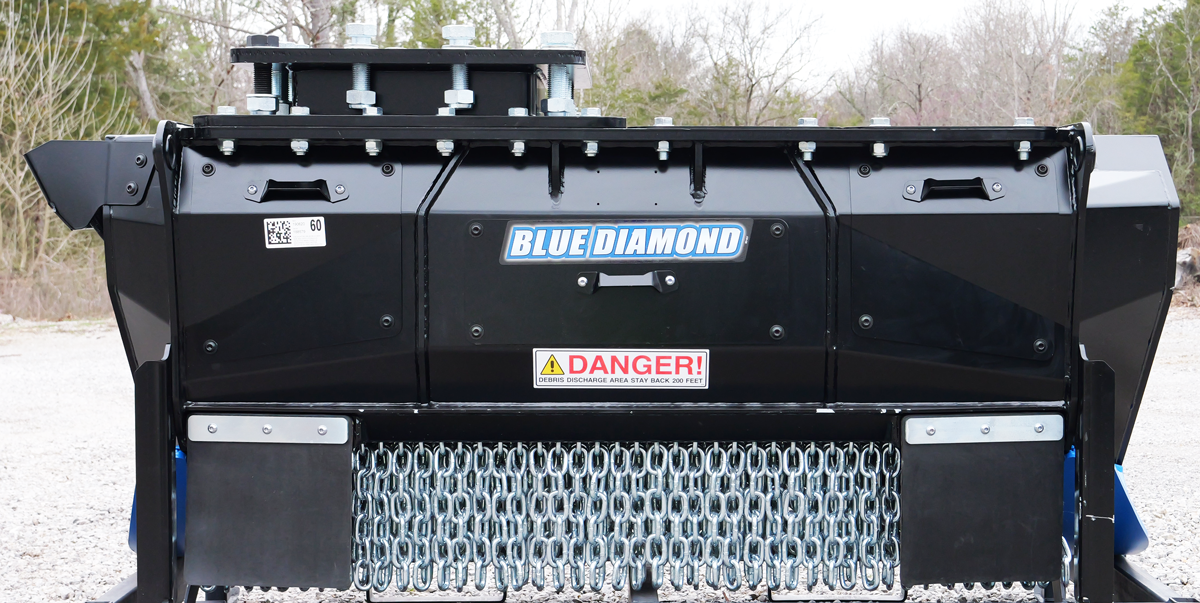 Blue Diamond | Excavator Drum Mulcher-SDX | Drum Mulcher for Excavator Attachments