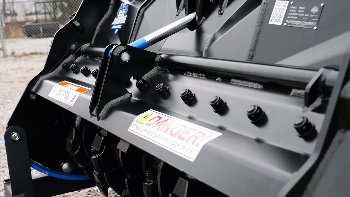 Blue Diamond | Excavator Drum Mulcher-SDX | Drum Mulcher for Excavator Attachments