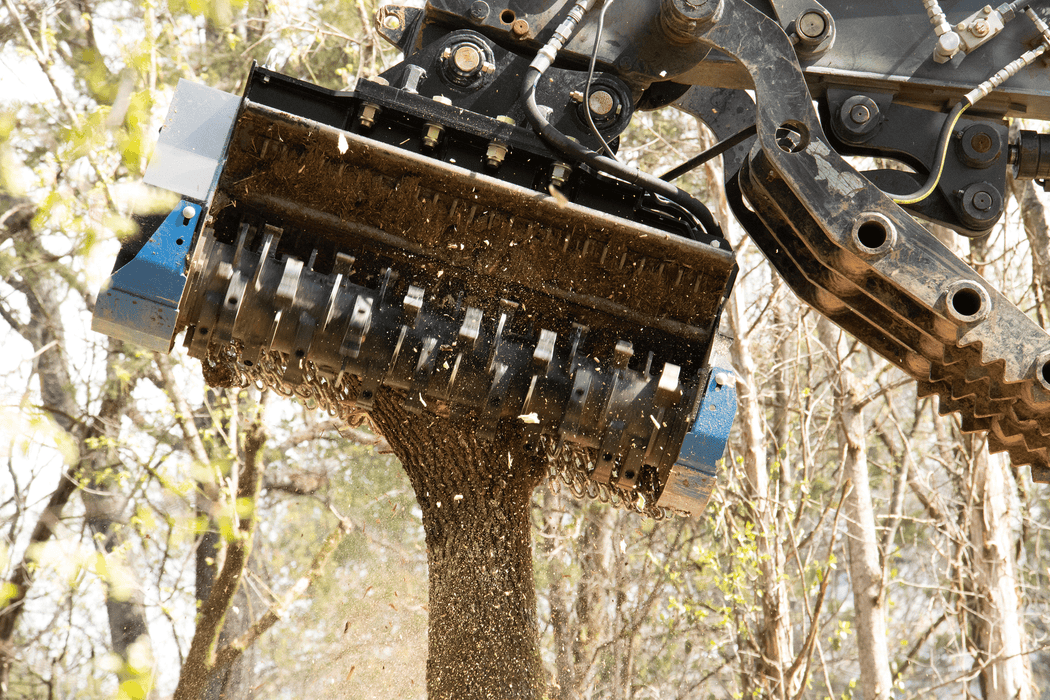 Blue Diamond | Excavator Drum Mulcher-Severe Duty | Excavator Attachments