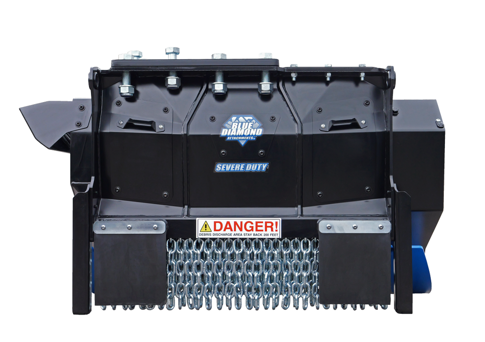 Blue Diamond | Excavator Drum Mulcher-Severe Duty | Excavator Attachments